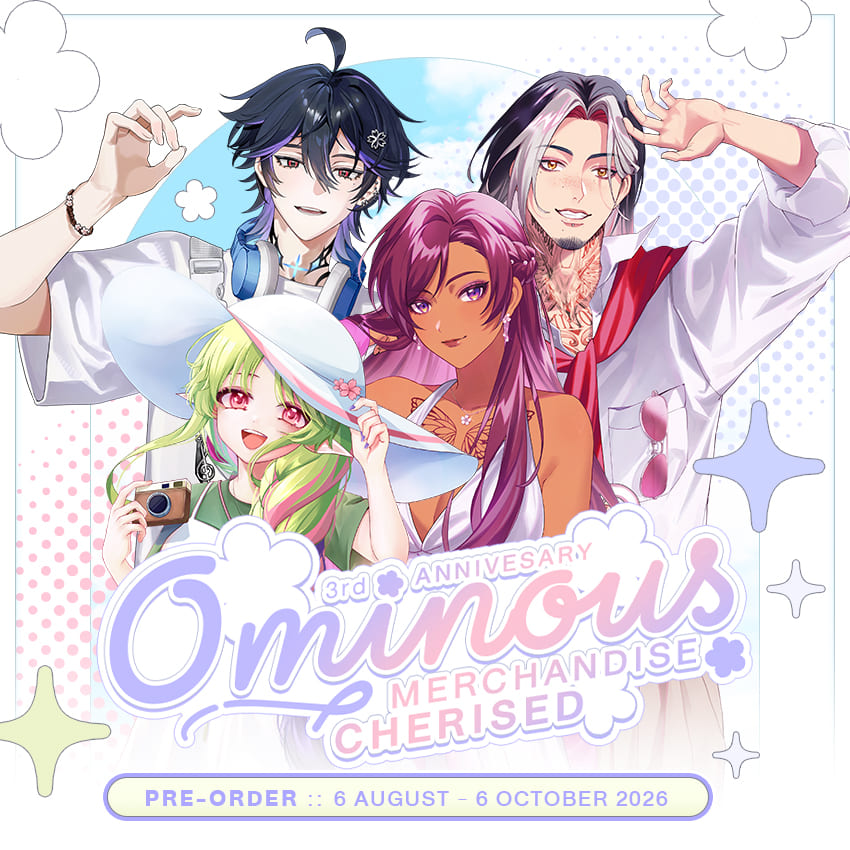 [Pre-Order] OMINOUS 3RD ANNIVERSARY CHERISED MERCHANDISE GOODS