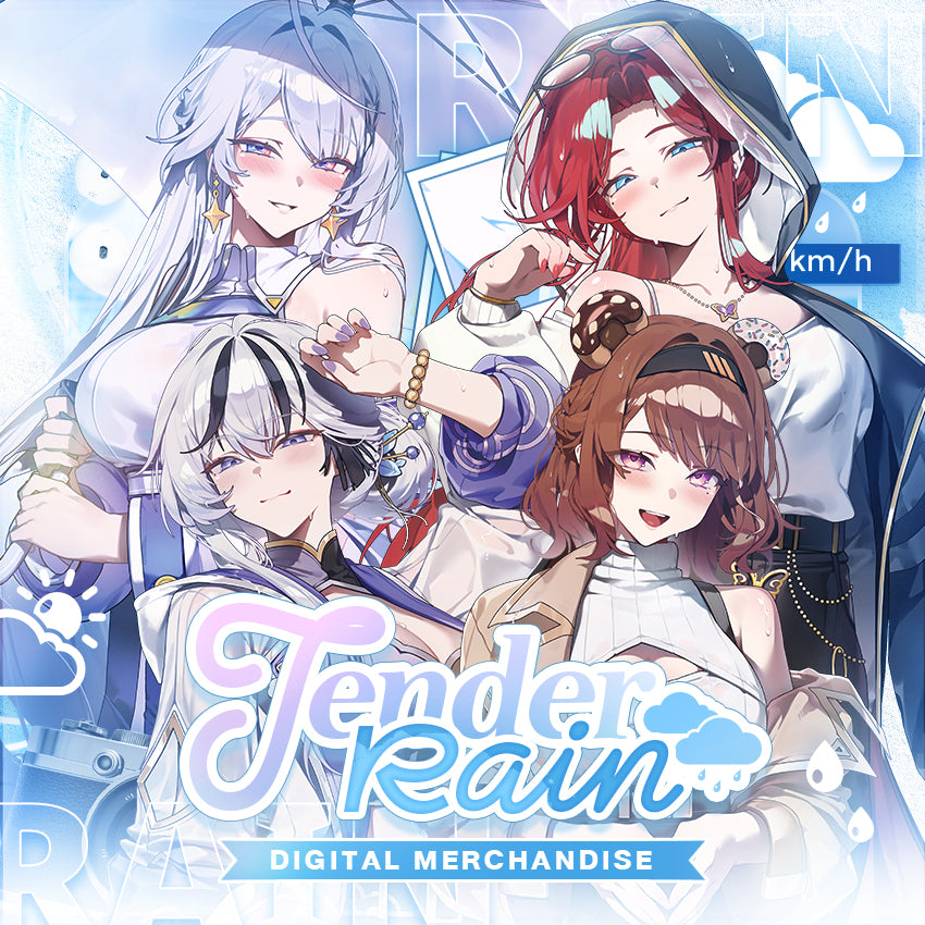 [DIGITAL] TENDER RAIN MERCHANDISE DIGITAL WALLPAPER