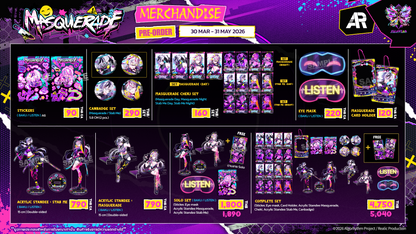 [Pre-Order] ILLUSION : MASQUERADE MERCHANDISE GOODS