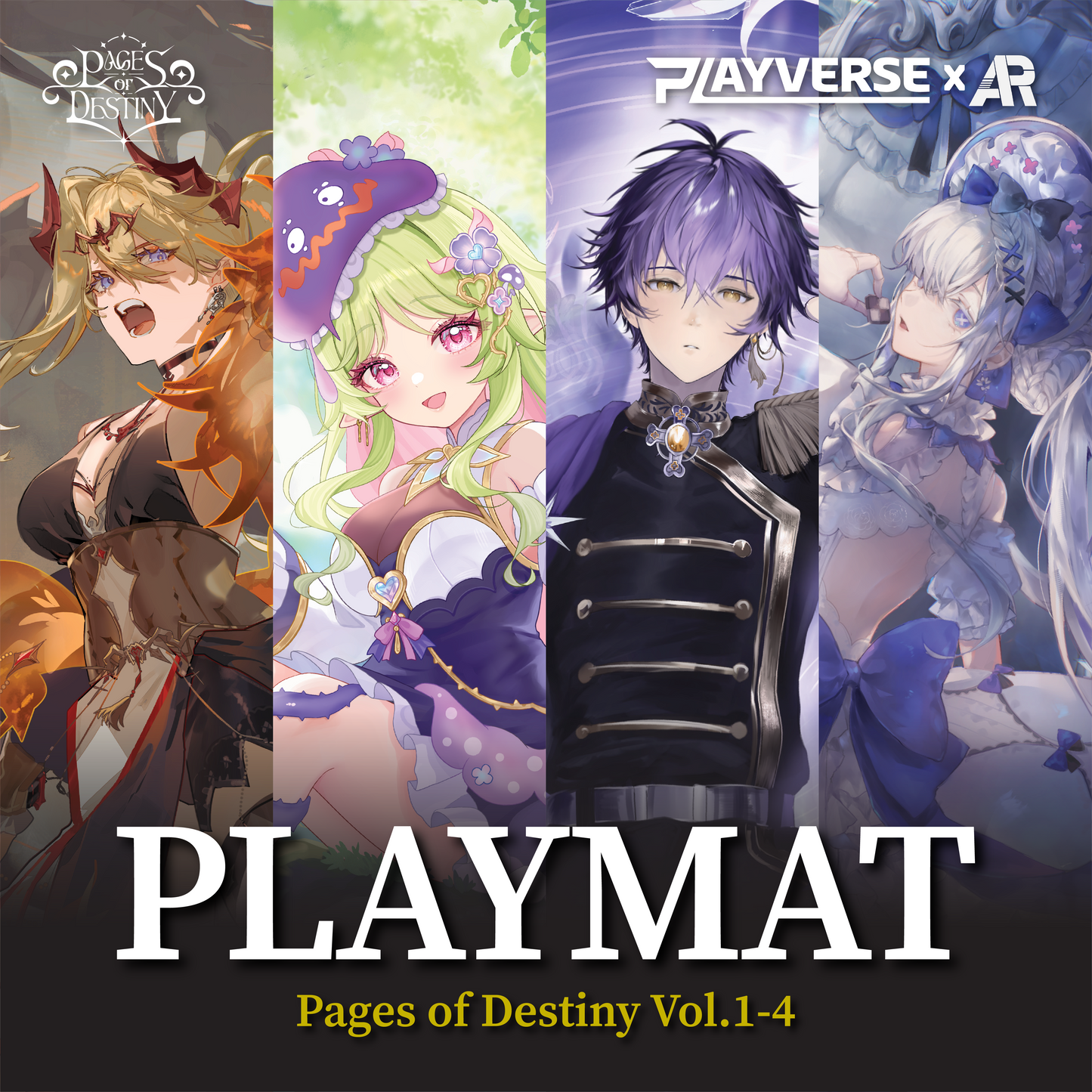 [Pre-Order] ARP x PLAYVERSE : PLAYMAT PAGES OF DESTINY VOL. 1 - 4