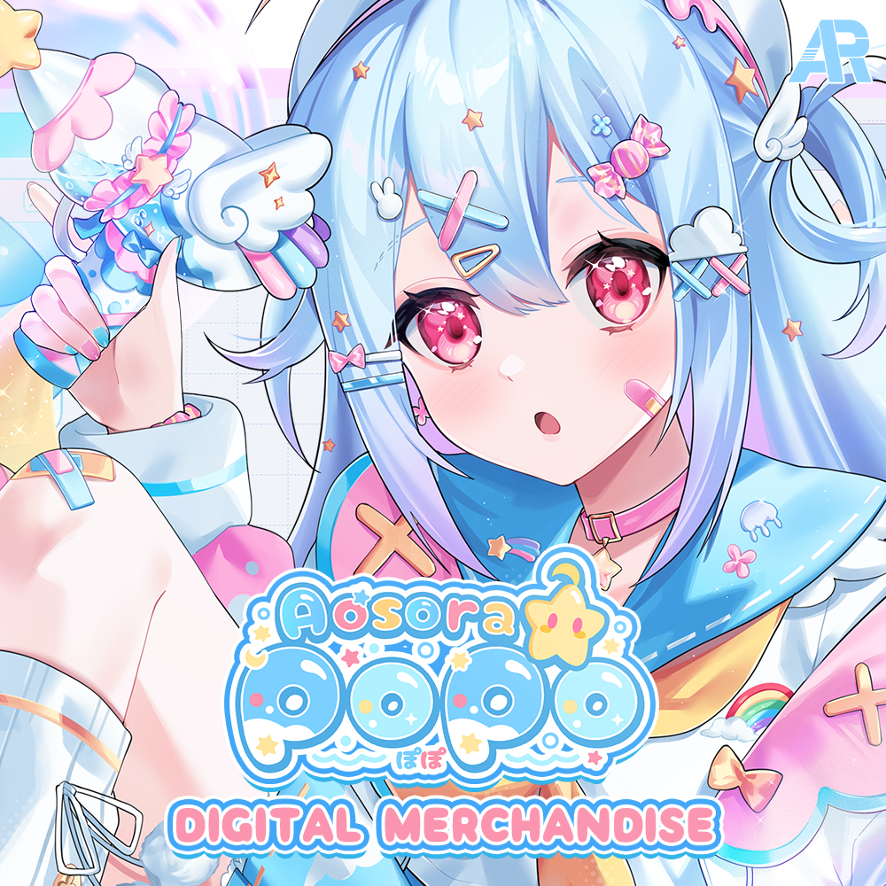 [DIGITAL] AOSORA POPO NEW OUTFIT MERCHANDISE DIGITAL WALLPAPER